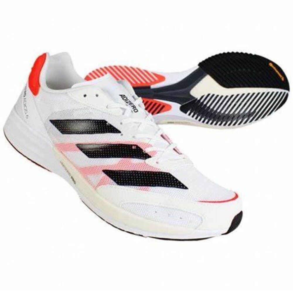 adidas Adizero Adios 6 Tokyo 2021 - FY4073 White Crimson Black Men's 10 US 44 EU